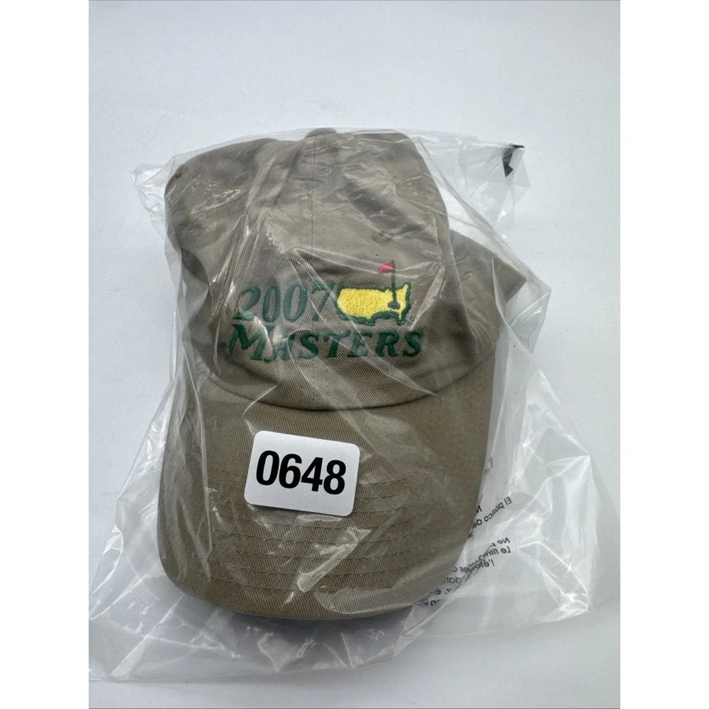 Masters Hat Cap Strap Back Mens One Size Golf American Needle 2007 Golf Major
